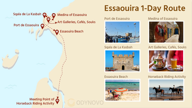 Essaouira 1-Day Route