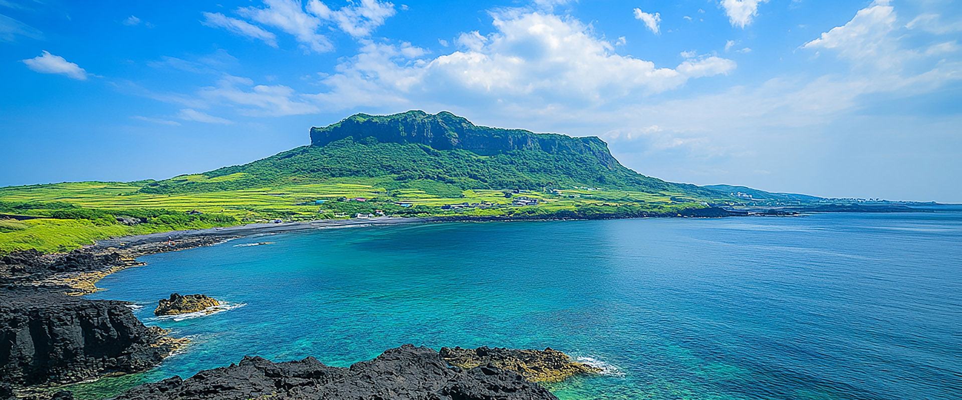 Paysage volcanique de Jeju-do