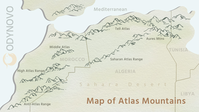 Atlas Mountains Adventure Guide: Map, Hike, Ski & Weather