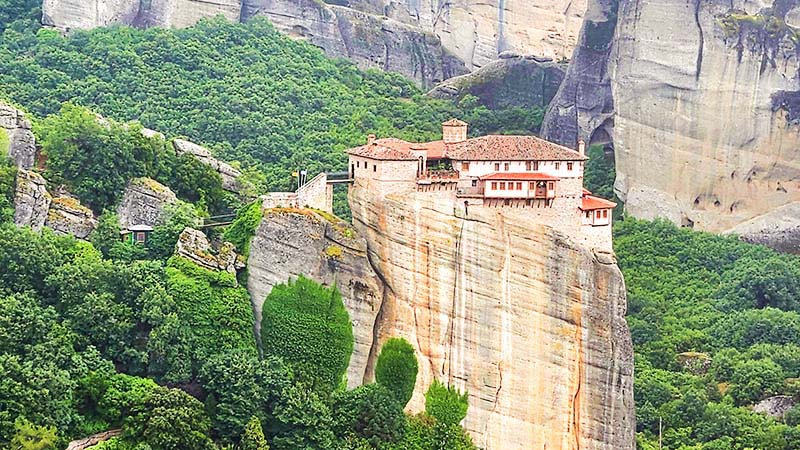 Meteora Monasteries in Spring