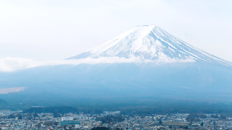 View of Mt. Fuji from the Observation Deck