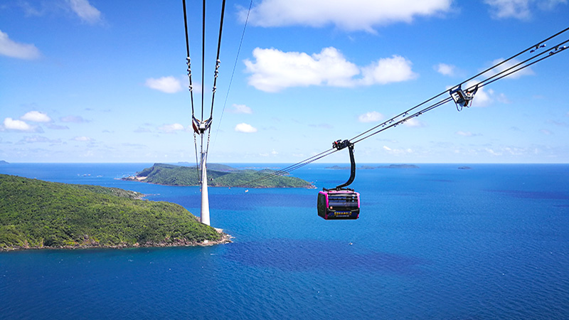 Cable Car Between Hon Thom and Sun World Hon Thom