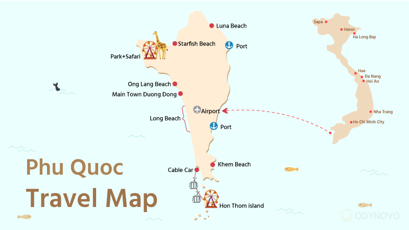 Phu Quoc Island Map