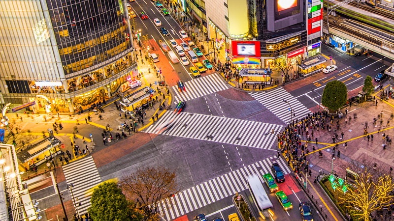 Shibuya Scramble Crossing