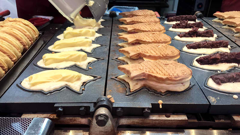 Taiyaki, Fish-Shaped Cakes