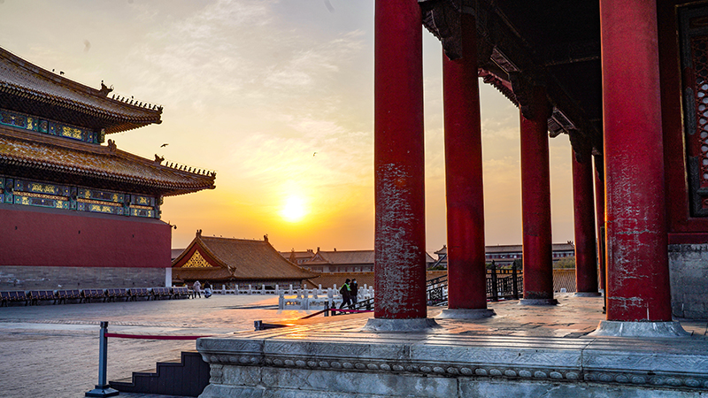 Sunset in the Forbidden City