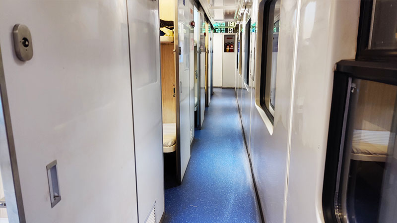 Corridor Inside the Train