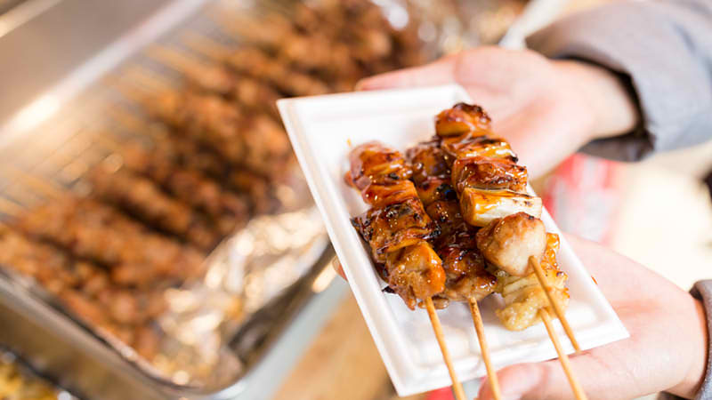 Yakitori, Grilled Chicken Skewer
