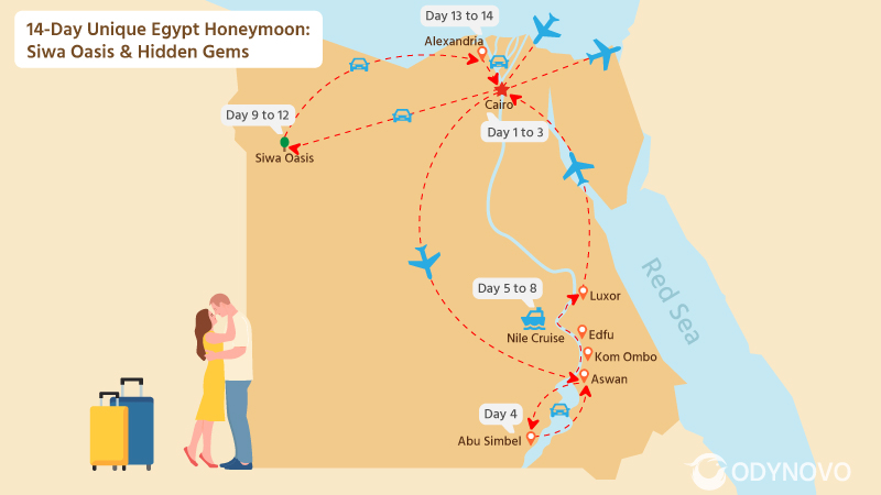Off-the-Beaten-Path Honeymoon to Siwa Oasis