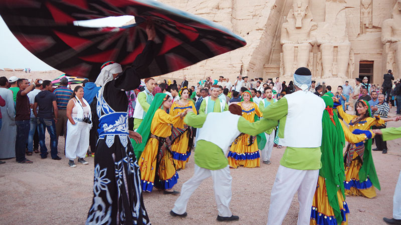 Celebrating the Abu Simbel Sun Festival