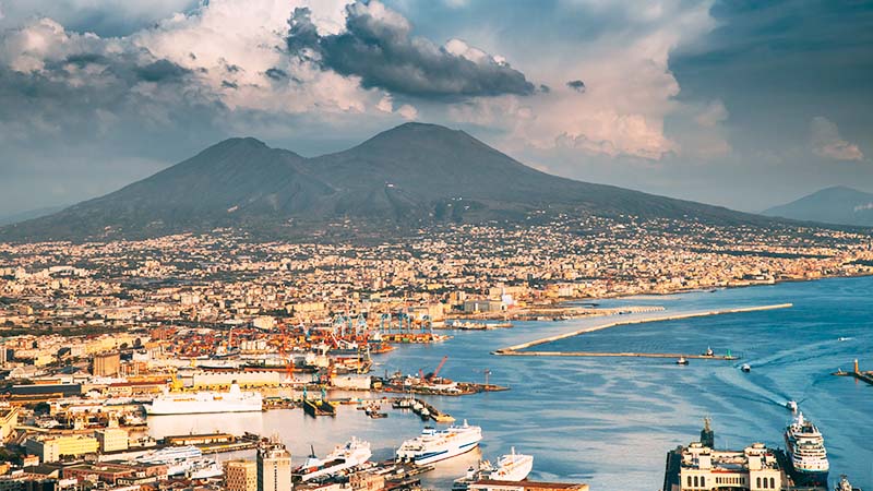 An Aerial View of Naples