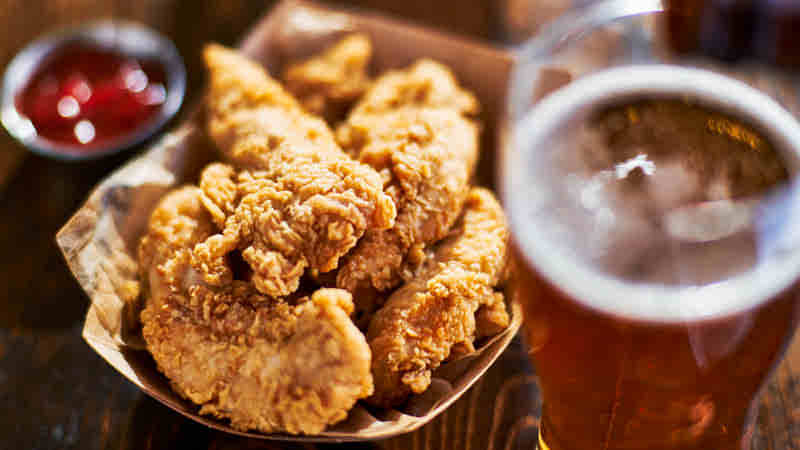 Fried Chicken With Beer