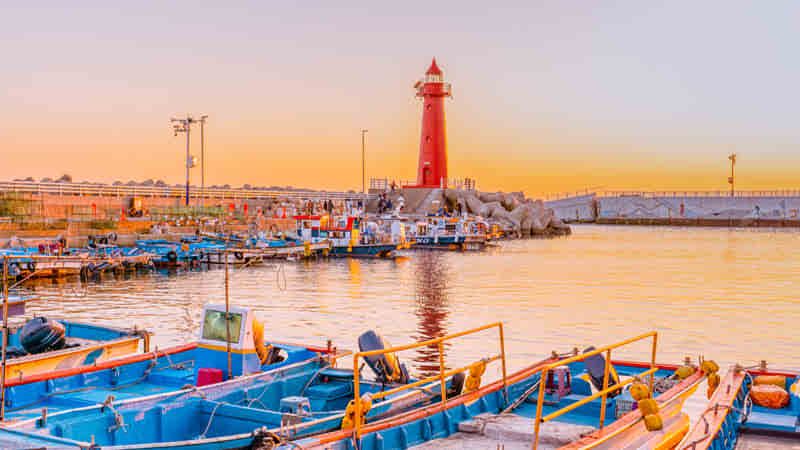 Cheongsapo Port Sunset