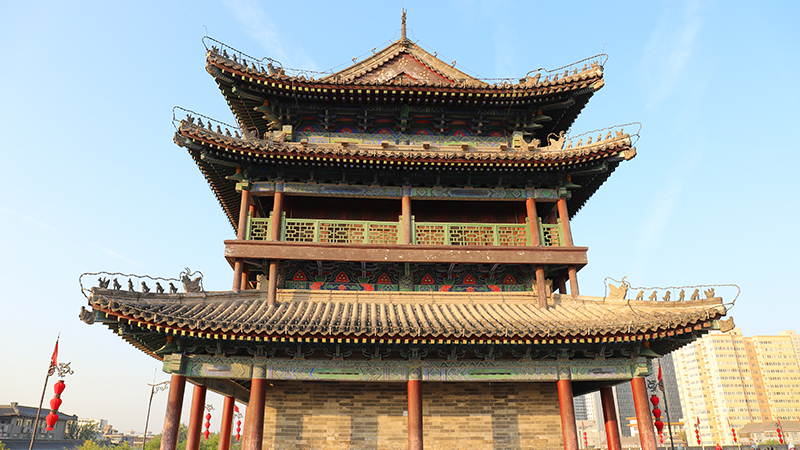 A tower on the Ancient City Wall