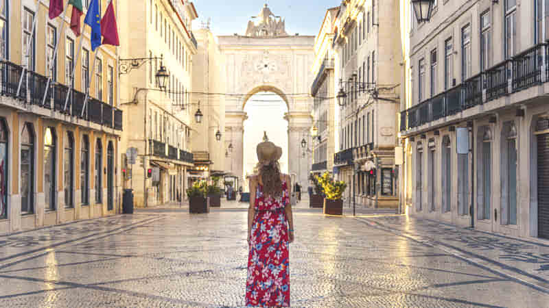 Commerce Square in Lisbon, Portugal
