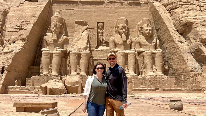 Odynovo's Clients Photo: Honeymonn to Abu Simbel