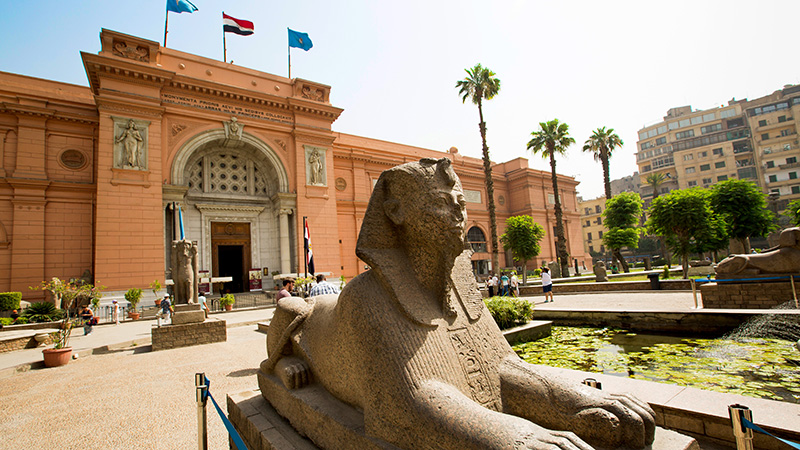 The Egyptian Museum in Downtown Cairo