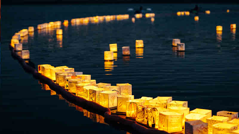 Floating Paper Lanterns