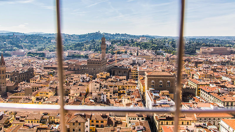 Overlook from the top of Florence Duomo