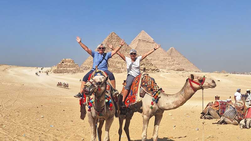 Camel Ride Around Giza Pyramids
