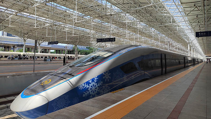 High speed train in China