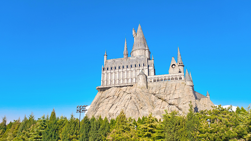 The Hogwarts castle