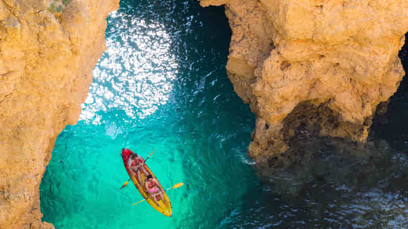 Kayaking Through the Benagil Cave