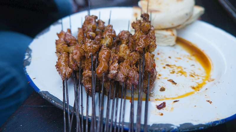 Xi'an lamb kabobs