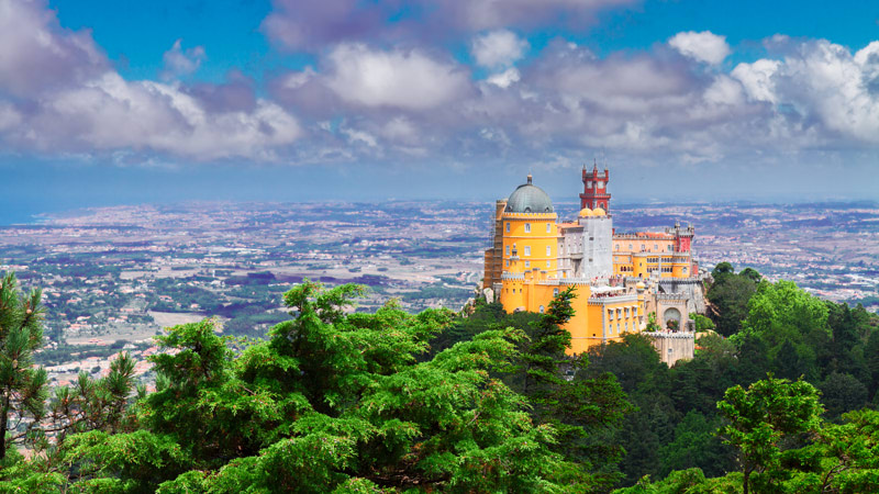 Palacio Pena in Sintra, Portugal