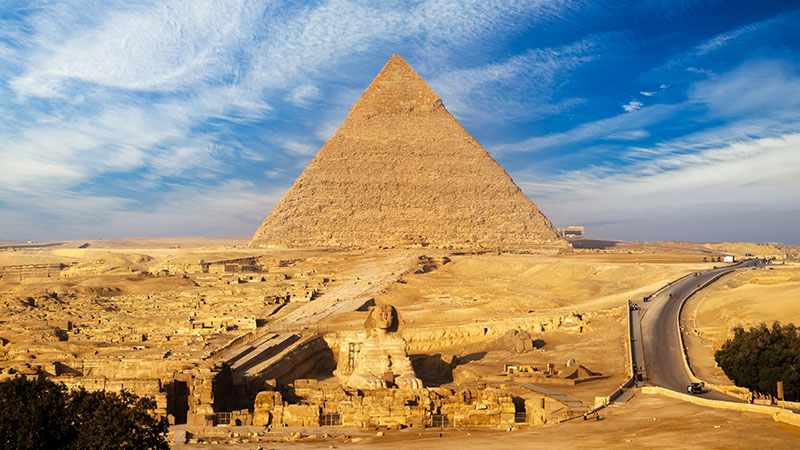 Pyramid of Giza in Cairo