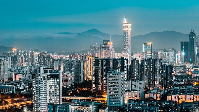 Shenzhen in Guangdong Province, China