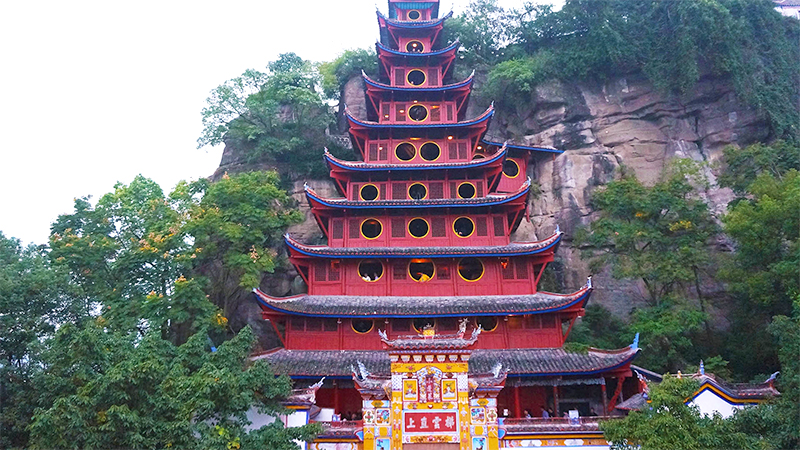 Shibaozhai, an excursion for Yangtze River Cruise