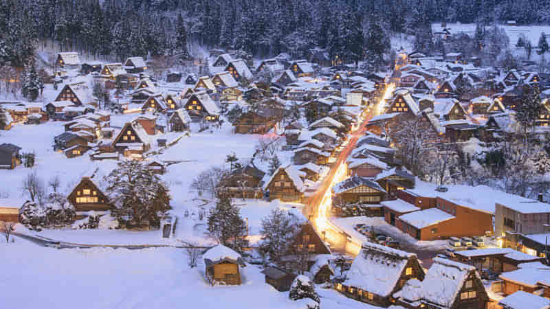Shirakawago in Winter