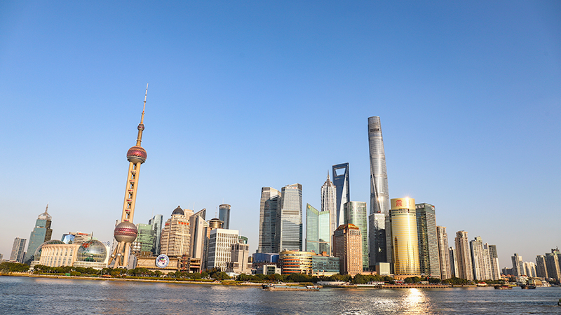 Shanghai Skyscrapers at the Bund