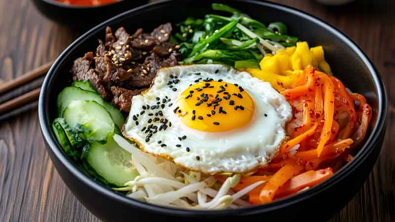 Bibimbap, South Korean Food