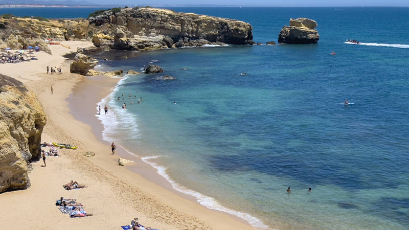 Sunny Beach in Algarve