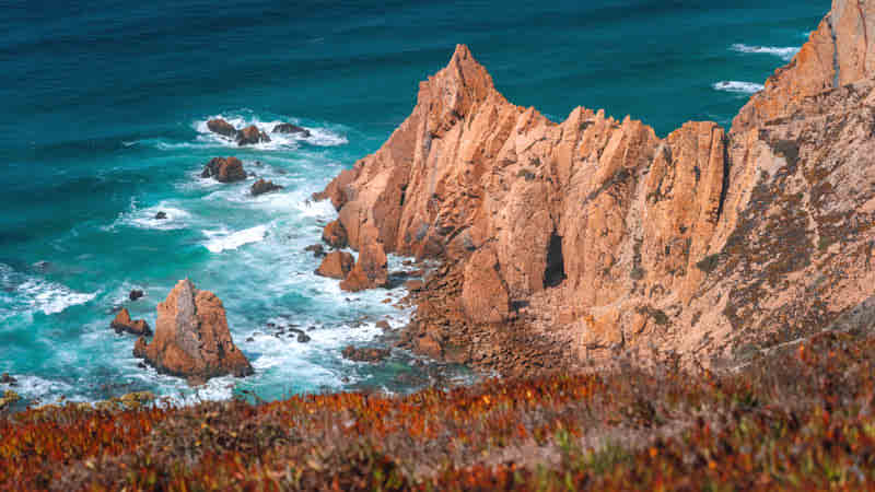 Summer Coast Along Algarve