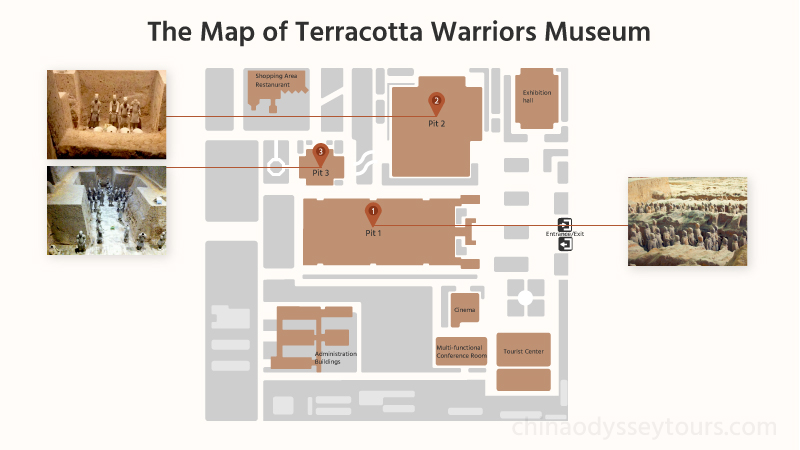 Map of the Terracotta Army