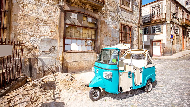 Tuk-Tuk in Portugal