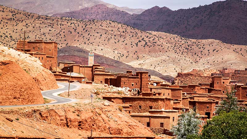 Village in the Atlas Mountains