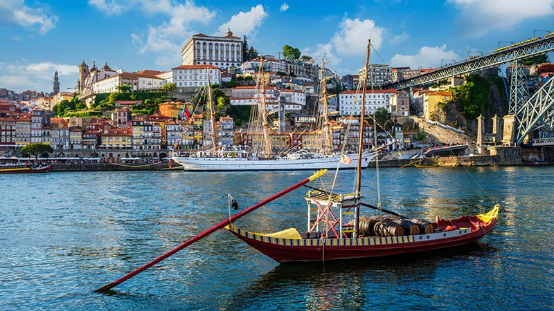 Wine Boat on the Douro River