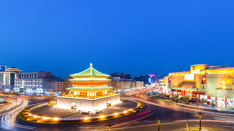 Xi'an Bell Tower at Night