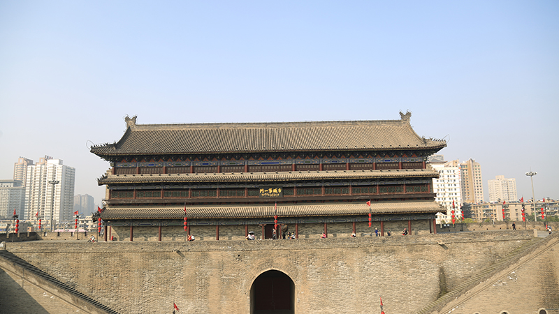 A tower on the Xi'an City Wall