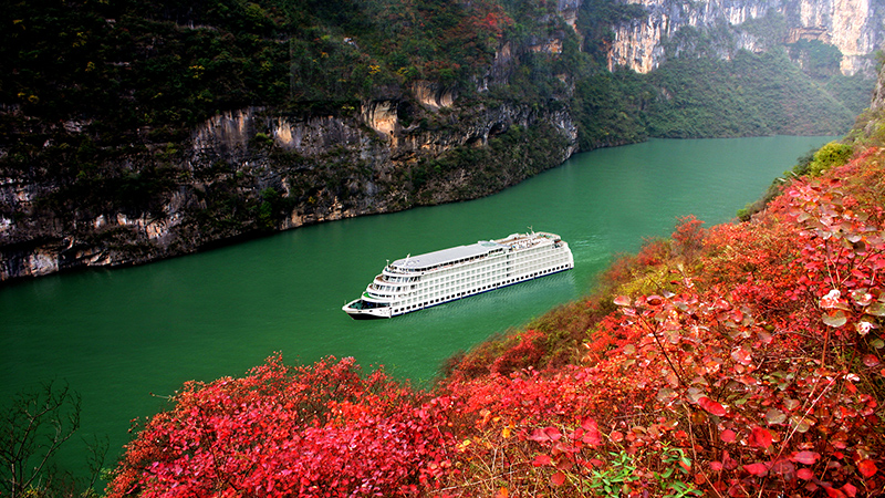 Airview of Yangtze River Cruise