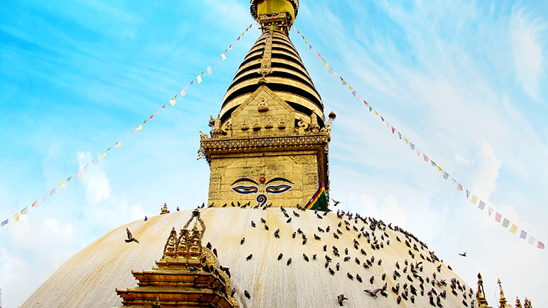 Swayambhunath in Kathmandu