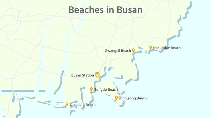 Beaches in Busan