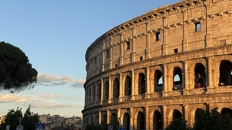 Starting and Finishing Points Near the Colosseum