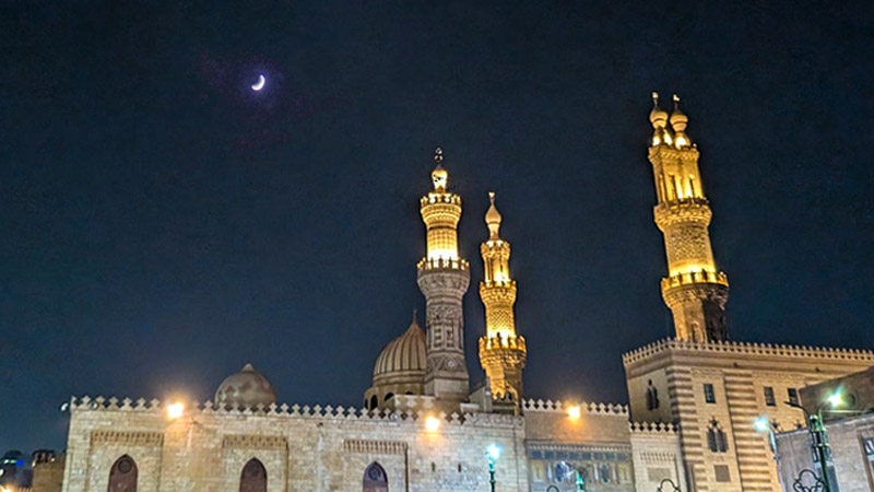 Crescent Moon in Ramadan