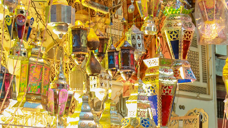 Colorful Egyptian Fanoos