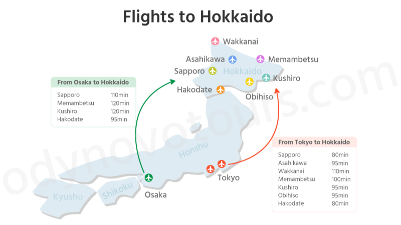 Flights to Hokkaido